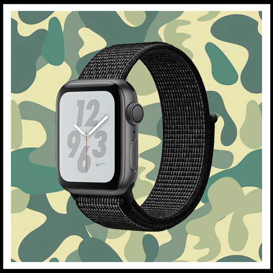 APPLE Apple Watch Nike+ Series 4 GPS 40mm Space Gray Aluminium Case with Black Nike Sport Loop 